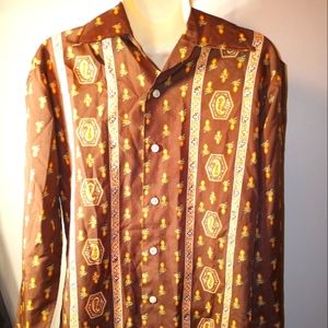 1960s golden arrow button up. Sz s